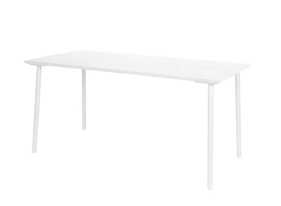 Garden table 'George' 160x80x75cm - White