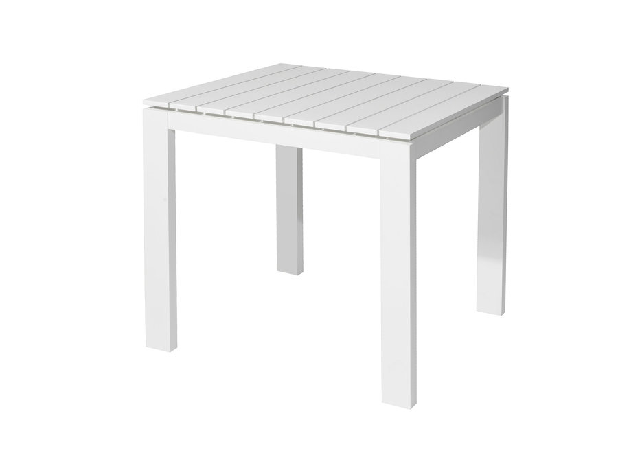 Table de jardin 'Morris' 80x80x75cm - White