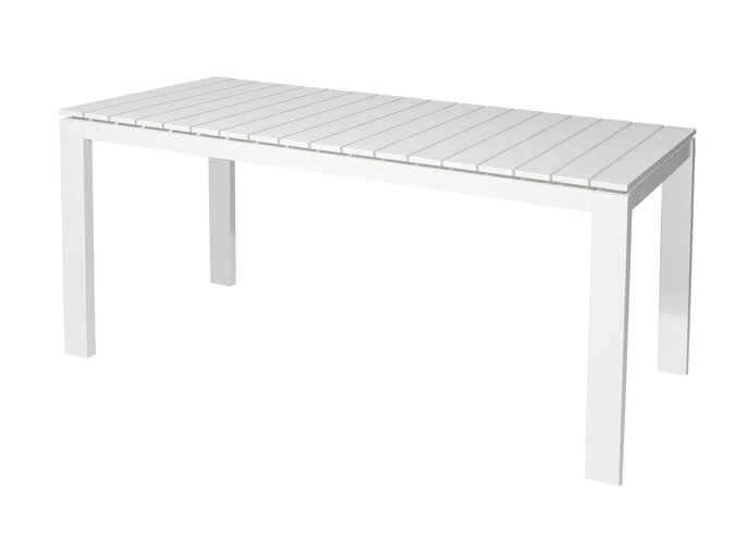 Table de jardin 'Morris' 160x80x75cm - White