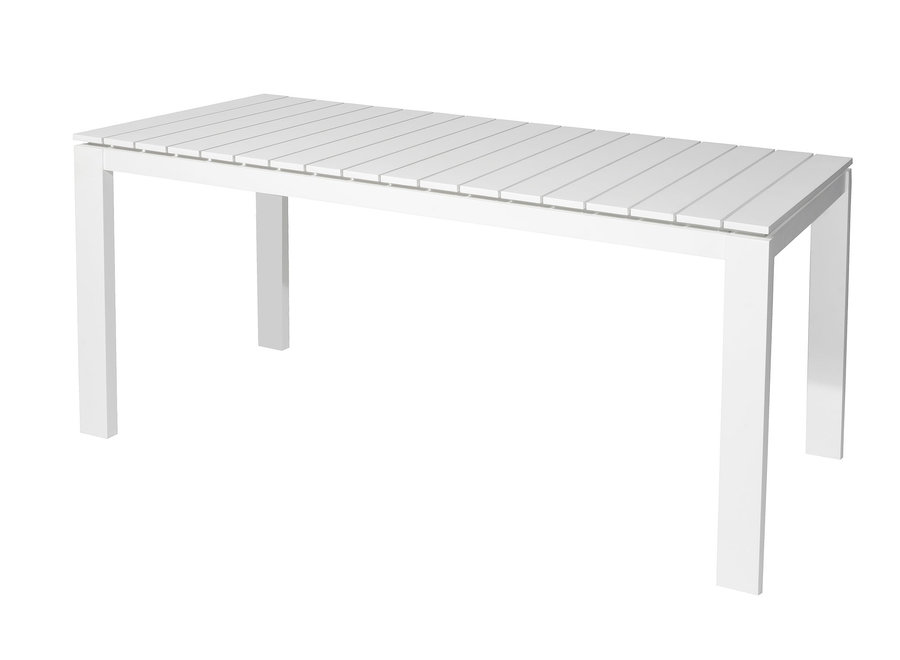 Garden table 'Morris' 160x80x75cm - White