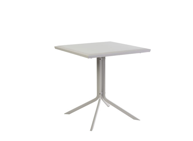 Garden table 'Stripe' 70x70x75cm - Concrete Grey