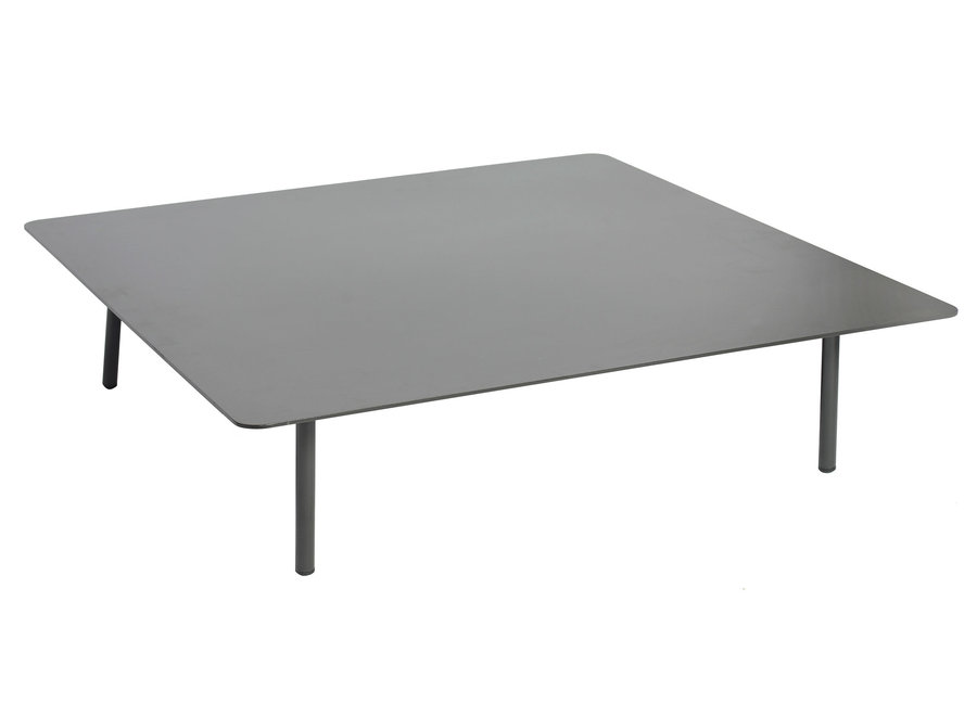 Loungetisch 'Kick' 95x95x24cm - Black