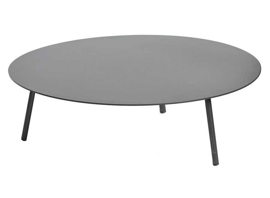 Lounge table 'Kick' Ø100x30cm - Black