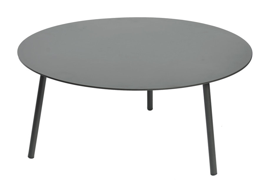 Table de salon 'Kick' Ø80x36cm - Black