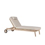 Lounger 'Gray' - Aged Teak Finish