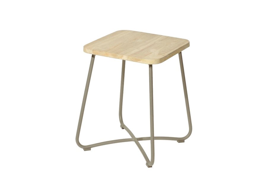 Side table 'Liz' 40x40x50cm - Taupe