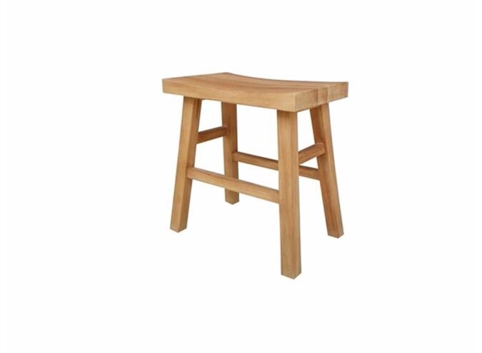 Tabouret 'Lindy' 45x27x47.5cm - Teak