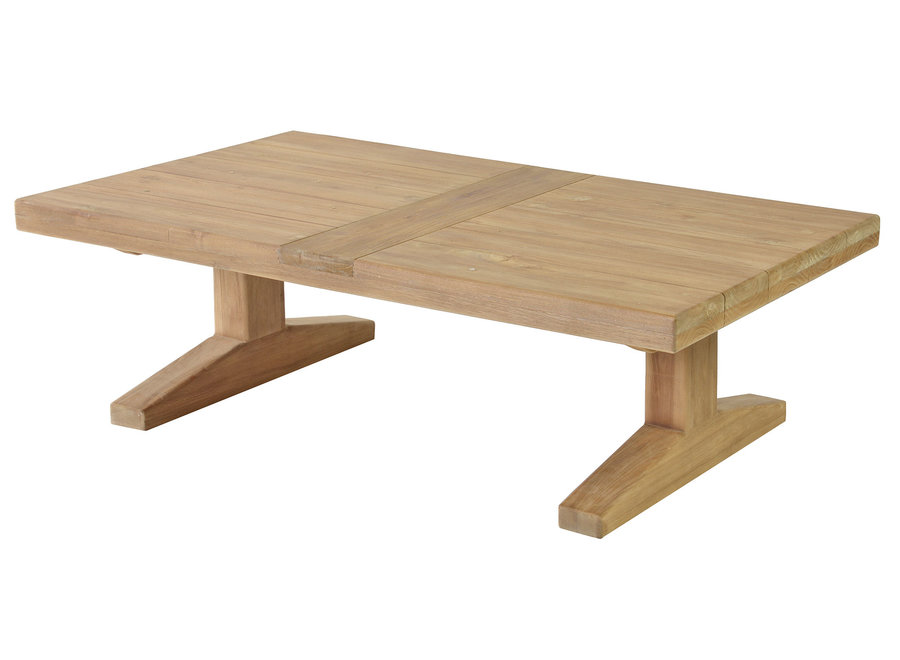 Lounge table "Bruce" 140x80x42cm -Teak