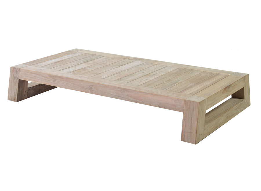Lounge table 'Mason' 161x86.5x26cm - Teak