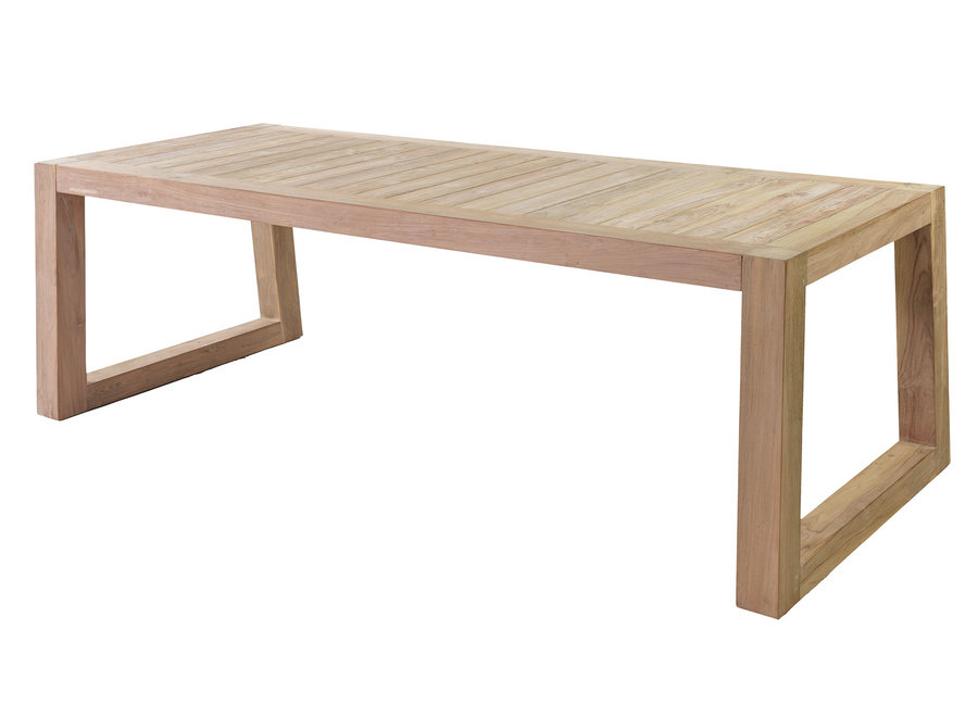 Garden table 'Mason' 240x100x76cm - Teak