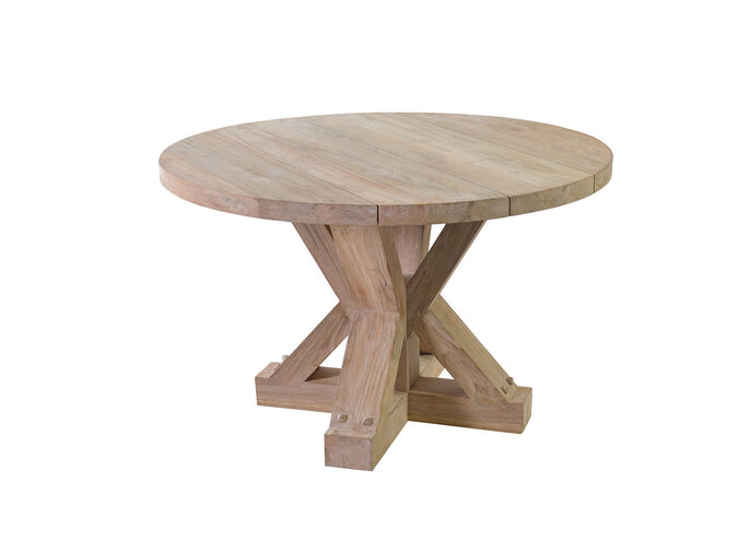 Table de jardin 'Jim' Ø120x75cm - Teak