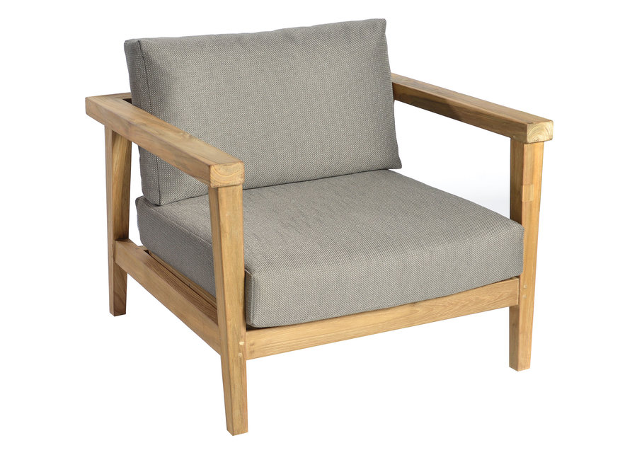 Loungestoel 'Duke' - Teak