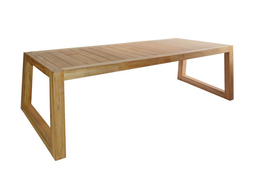 Garden table 'Alec' 240x90x76cm - Teak