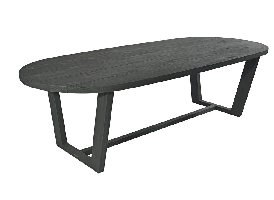 Gartentisch 'Lauren' 270x110x76cm - Teak Charcoal Finish