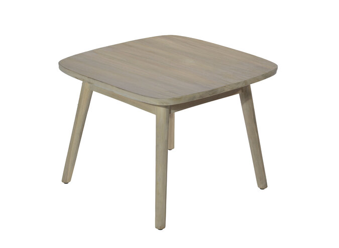 Table d'appoint 'Lennon' 60x60x45cm - Teak Aged Finish