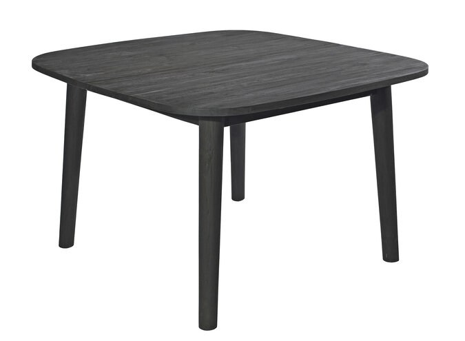 Table de jardin 'Lennon' 120x120x76cm - Teak Charcoal Finish