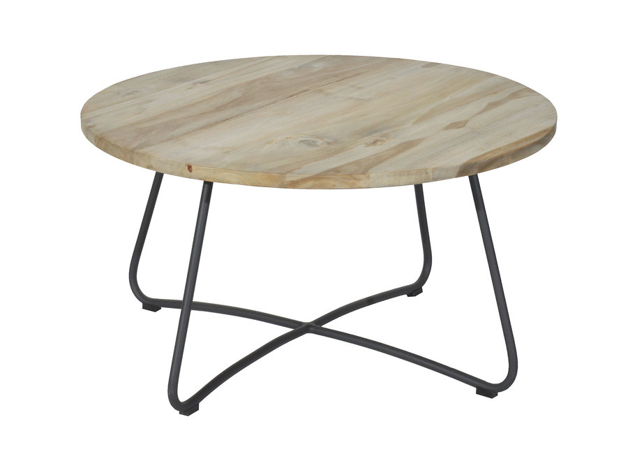 Table de salon 'Lily' Ø80.5x43cm - Anthracite