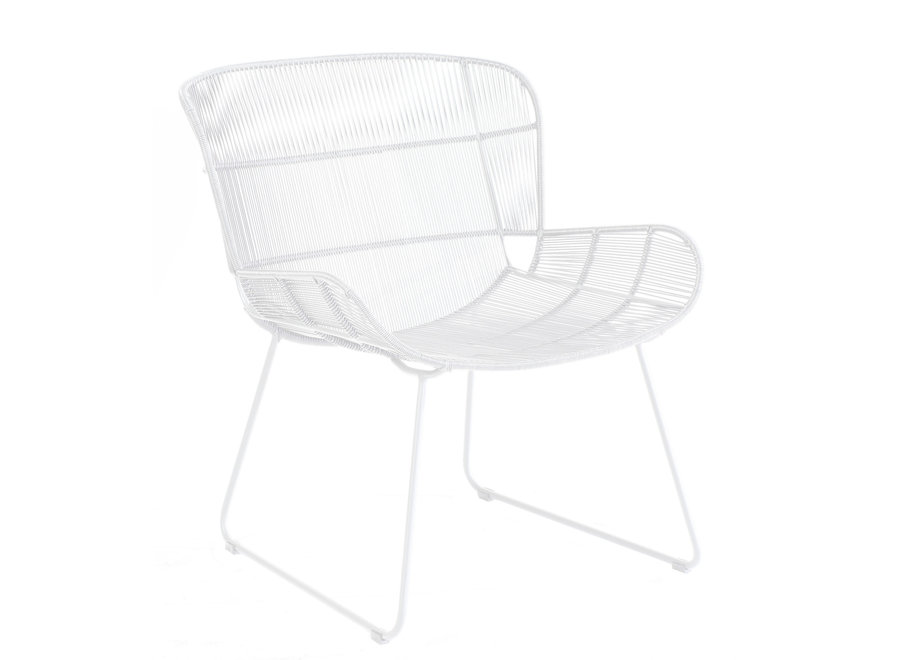 Lounge chair 'Faye' - White