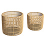 Jardinière 'Bo' lot de 2 - Naturel