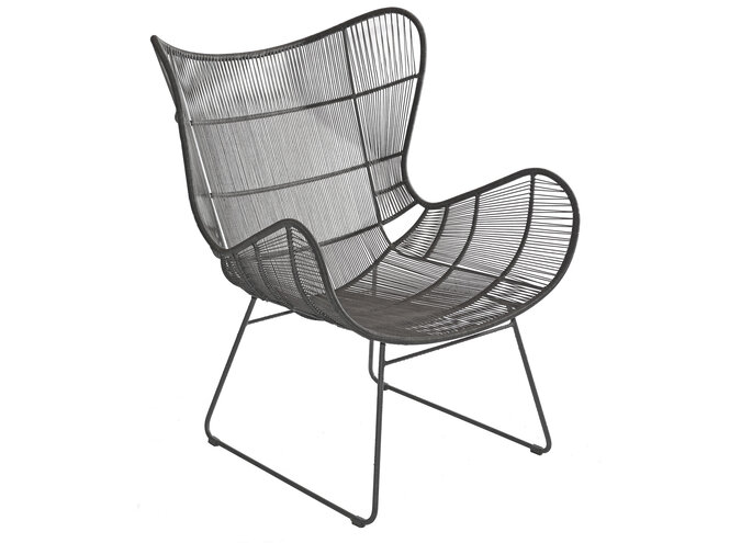 Armchair 'Kim' - Coal