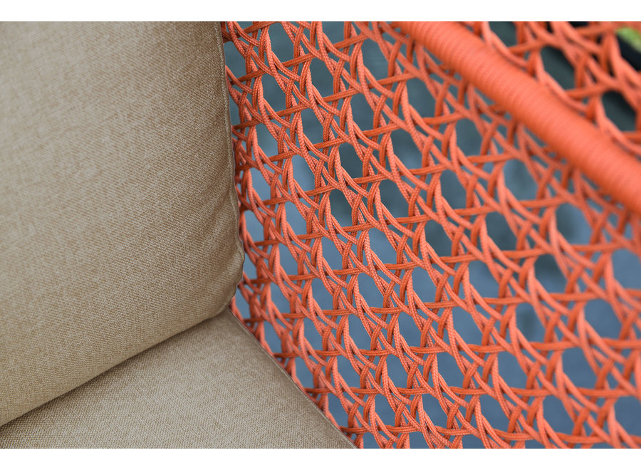 Lounge chair 'Jane' - Coral