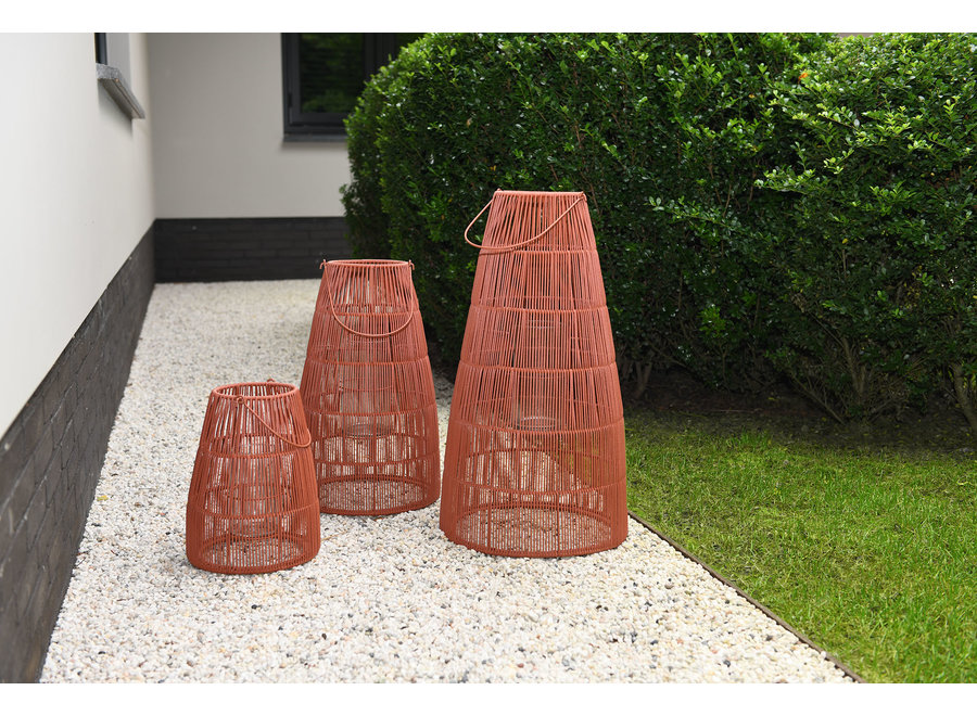 Lanterne 'Mace' L - Coral