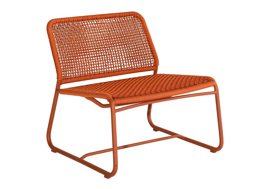 Florence lounge chair without armrest - Coral