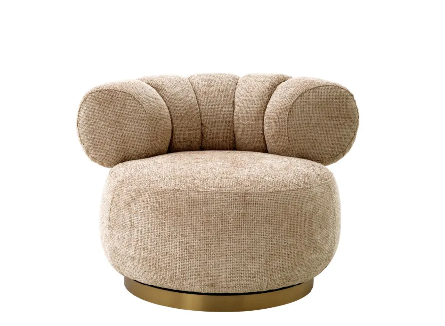 Swivel chair 'Phedra' - Sand