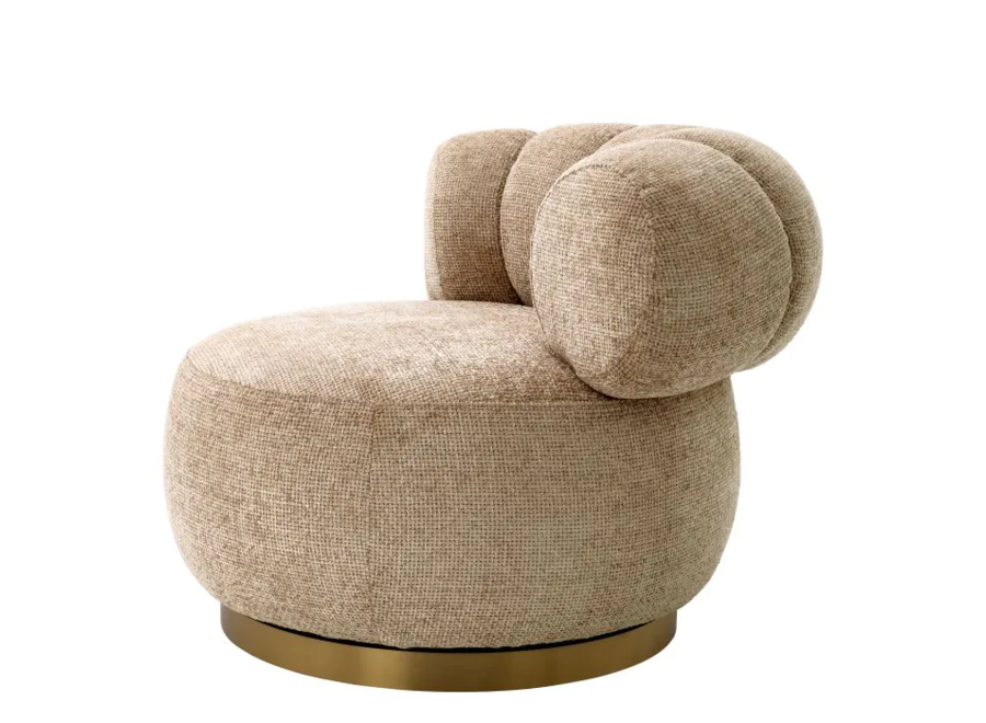 Swivel chair 'Phedra' - Sand