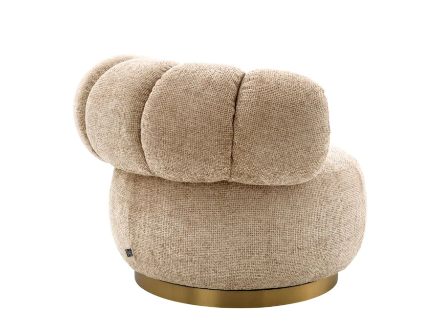 Swivel chair 'Phedra' - Sand