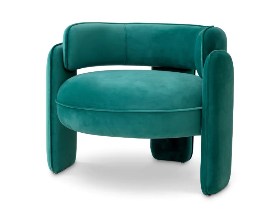 Chair 'Chaplin' - Turquoise