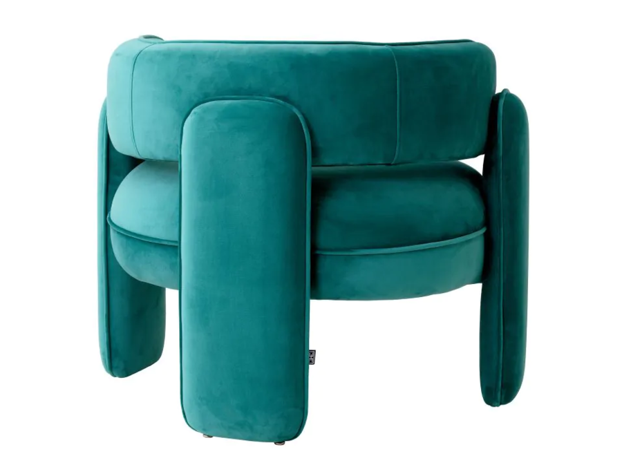 Chair 'Chaplin' - Turquoise