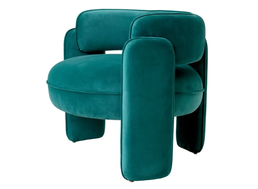 Chair 'Chaplin' - Turquoise