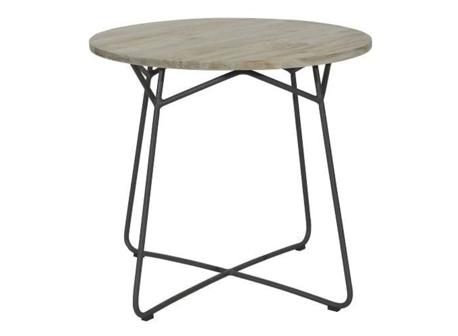 Garden table 'Lily' Ø85x74cm - Anthracite