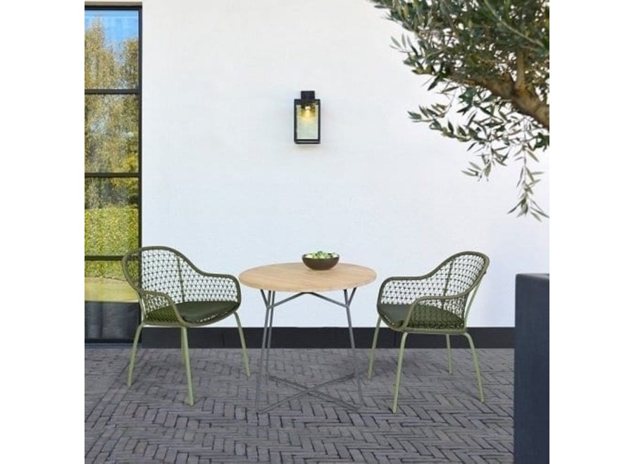 Table de jardin 'Lily' Ø85x74cm - Anthracite