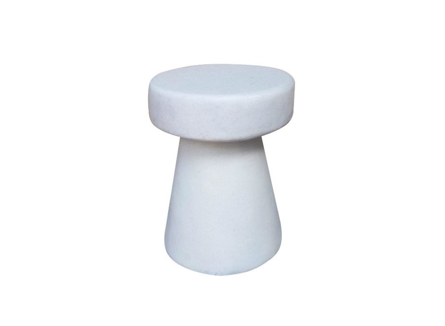 Side table 'Brad' -Cemento White