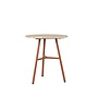 Table de jardin 'Arda' Ø70x76cm - Coral/Teak aged Finish