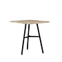 Garden table 'Arda' 70x70x76cm - Lava/Teak aged Finish