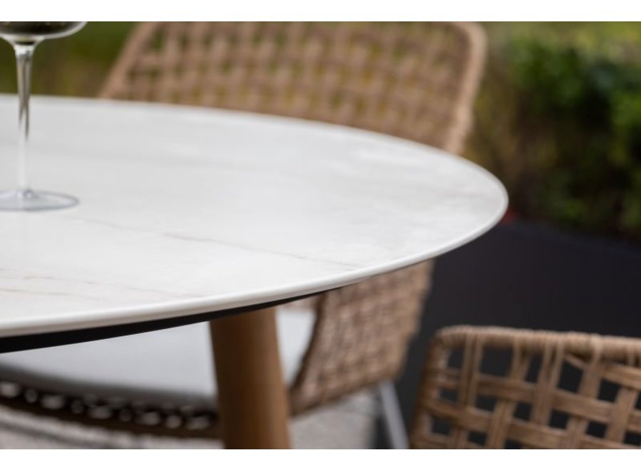 Table de jardin 'Patrick' Ø130cm - Kelya