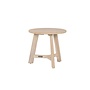 Bijzettafel 'Alan' Ø50x46.5cm - Aged Teak Finish