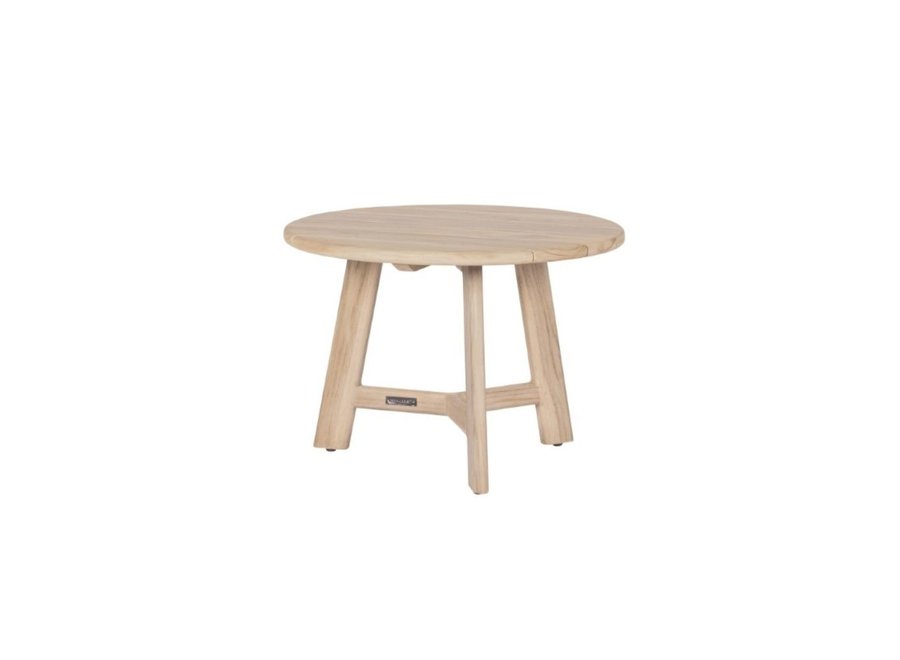 Table d'appoint 'Alan' Ø60x43cm - Aged Teak Finish