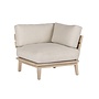 Lounge set 'Rider' corner module - Aged Teak Finish