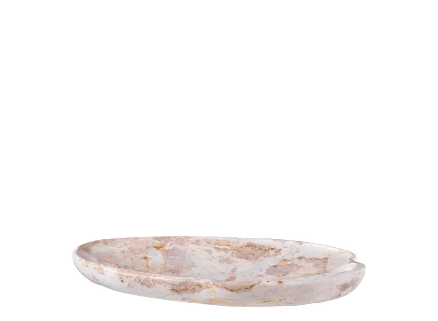 Tray 'LouLou' - Brown Marble