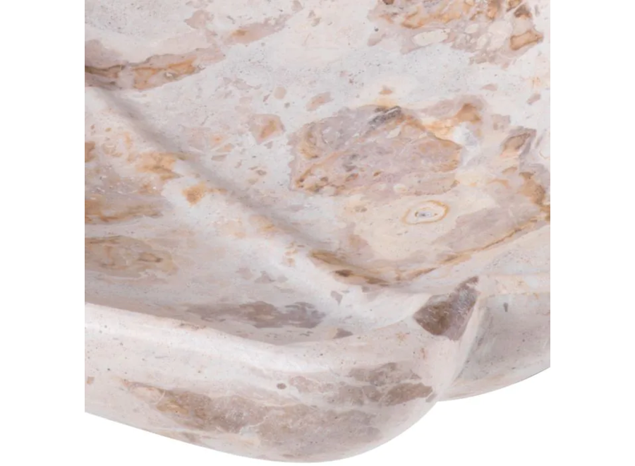 Tray 'LouLou' - Brown Marble