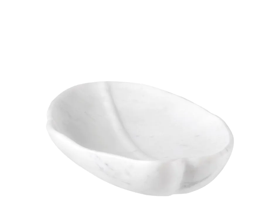 Tray 'LouLou' - White marble
