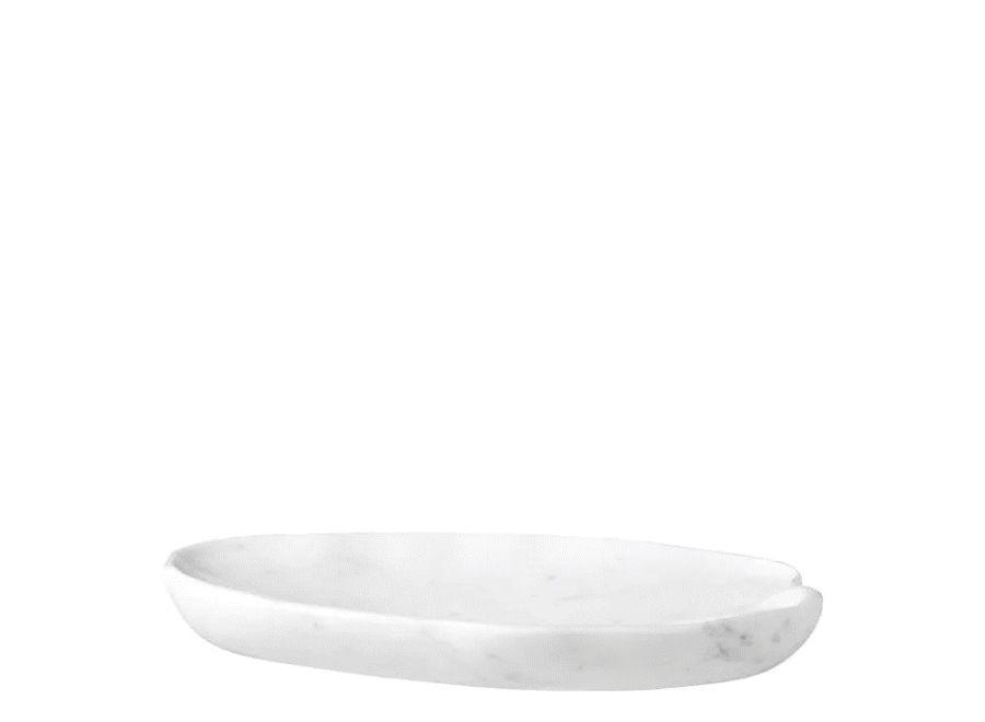 Plateau 'LouLou' - White marble