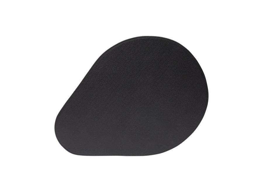 Placemat 'Uda' Black - Set of 2