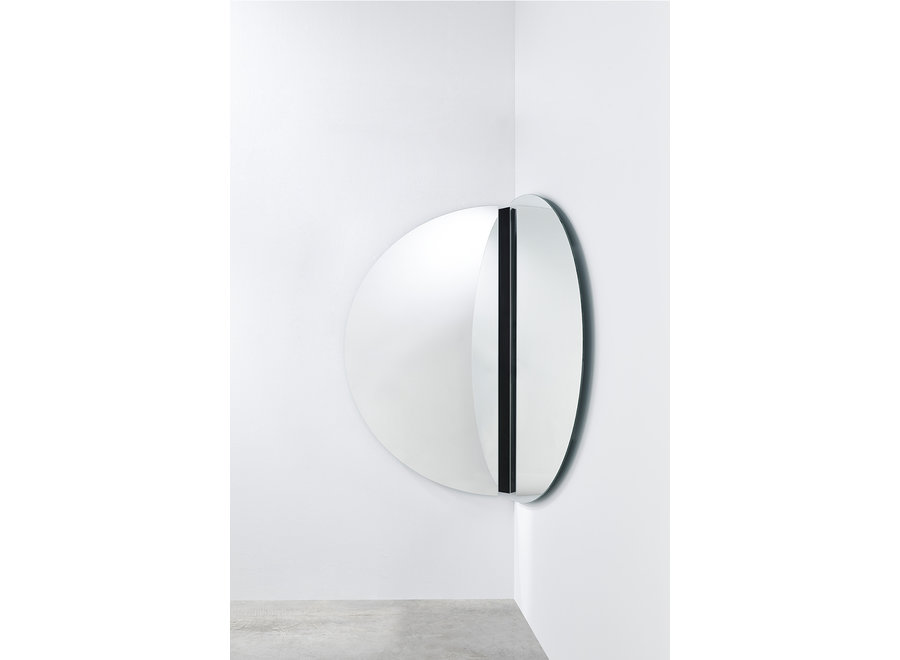 Miroir 'Luna' Black Corner - M