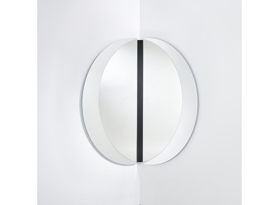 Miroir 'Luna' Black Corner - M