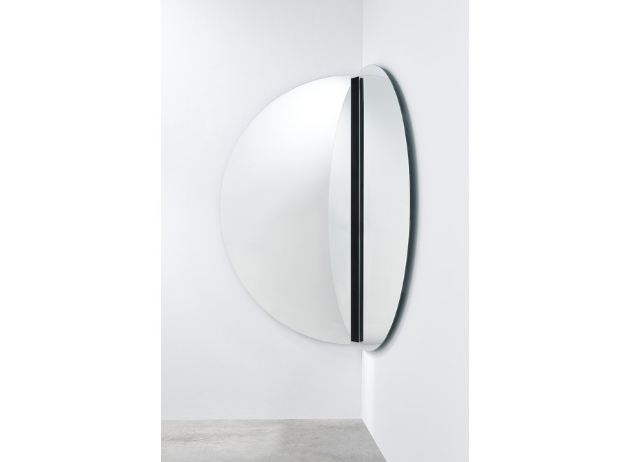 Miroir 'Luna' Black Corner - L